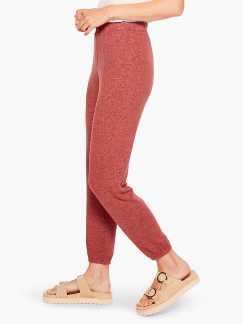 Nic + Zoe Sweet Dreams Jogger Pants Red Medium 3