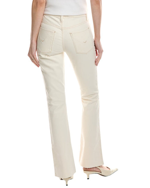 HUDSON Nico Mid-Rise Ecru Bootcut Jean 33 3