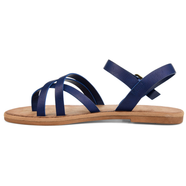 Journee Collection Vasek Sandal White US 12 3