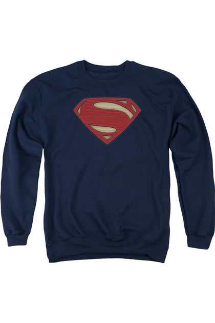Gildan Batman V Superman Crewneck Sweatshirt Blue Medium 2