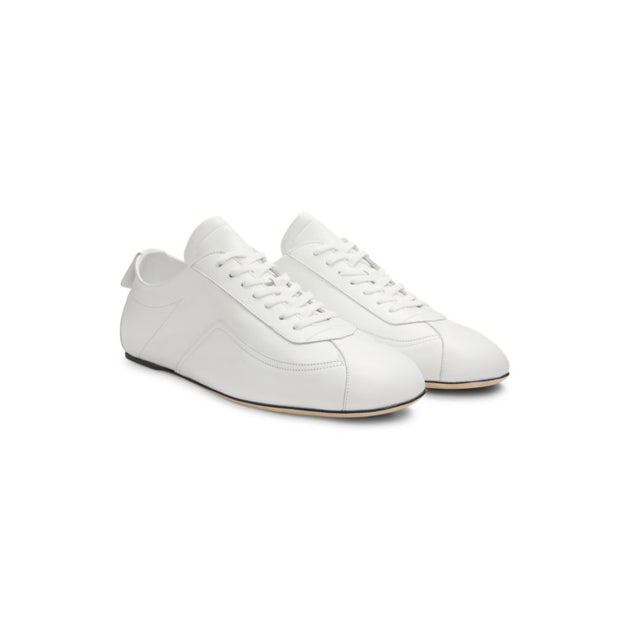 Boss Lace-up Leather Trainers White US 9 2