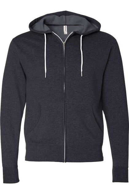 Independent Trading Co. Lightweight Full-Zip Hooded Sweatshirt Multi Medium 2