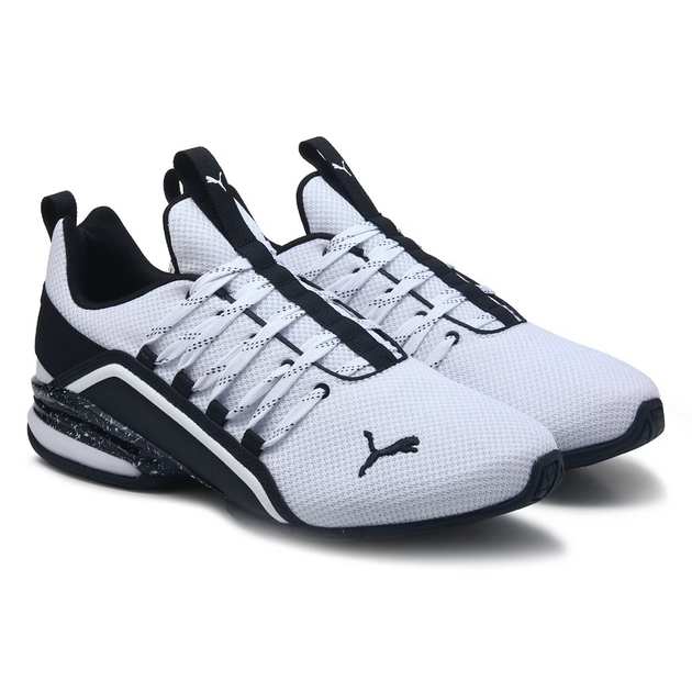 Puma Axelion Cyber City Sneaker White Black US 7.5 2