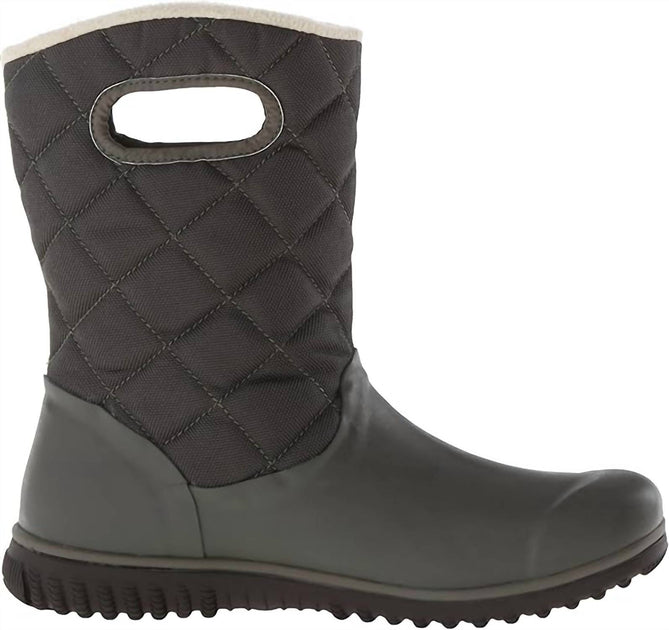 Bogs Juno Mid Rain Boots Grey US 11 3