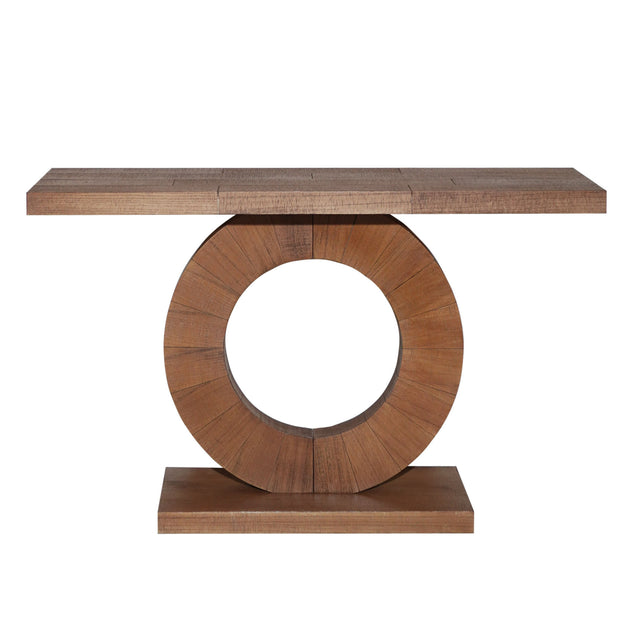 GOODSILO Console Table Wood 2