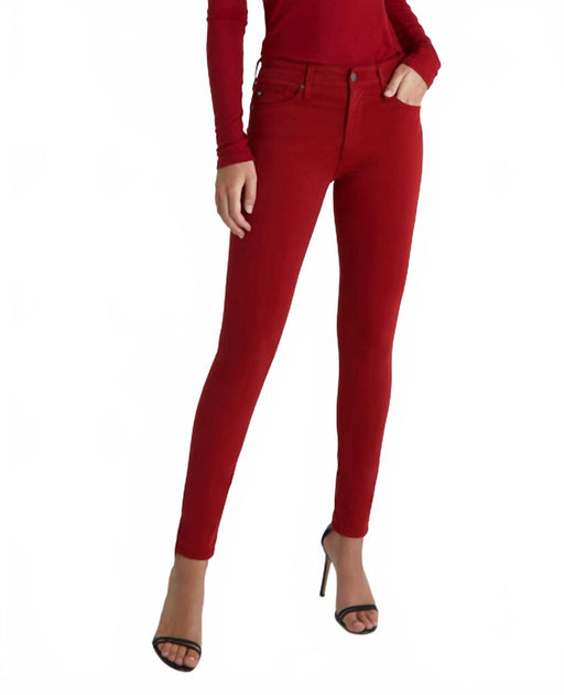 AG Jeans Farrah Skinny Ankle Jeans Red 25 2