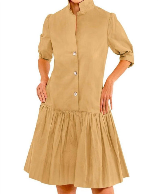 Gretchen Scott So Sweet Dress Beige Large 2