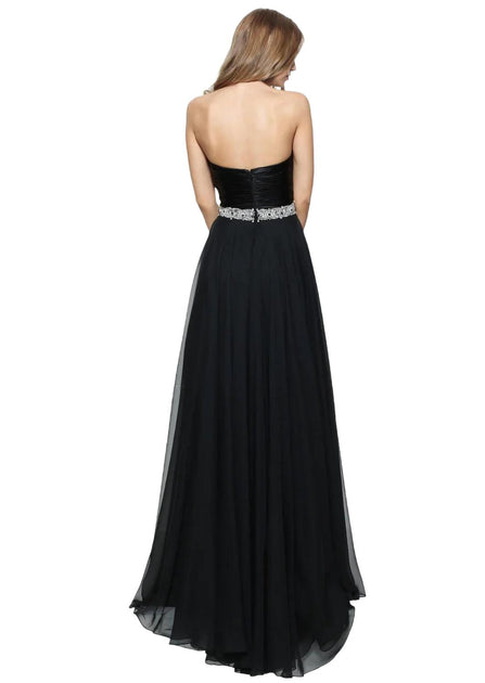 Sherri Hill Robe de Bal Ruched Bodice Noir US 0 3