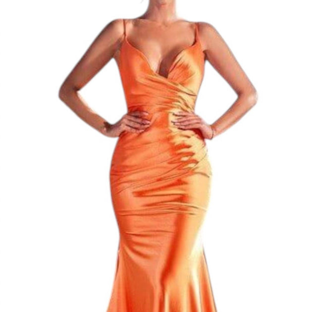 Cinderella Divine Natalie Gown Orange Small 3