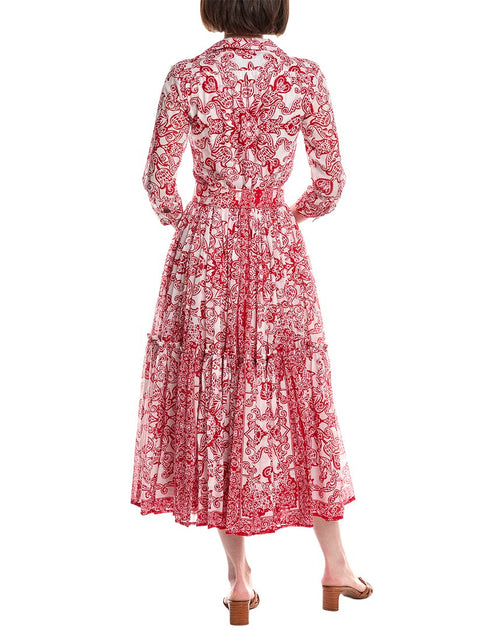 Samantha Sung Melanie Hemdkleid Rot US 6 3