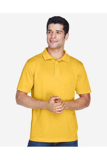 Harriton Polyester Jersey Polo Gelb 4XLarge 3