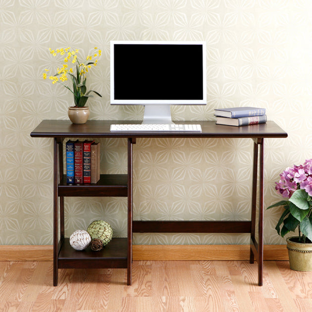 SEI Langston Desk Espresso 2