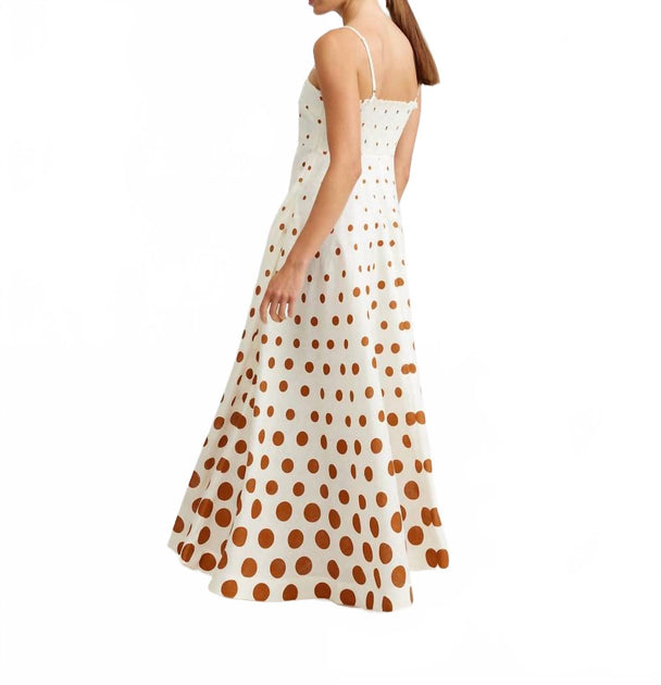 Aston Studio Rue Square Neck A-Line Maxi Dress White US 10 3