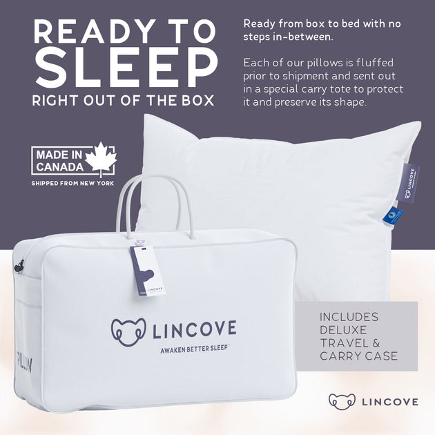 Lincove Signature Down Pillow White 2-Pack 3