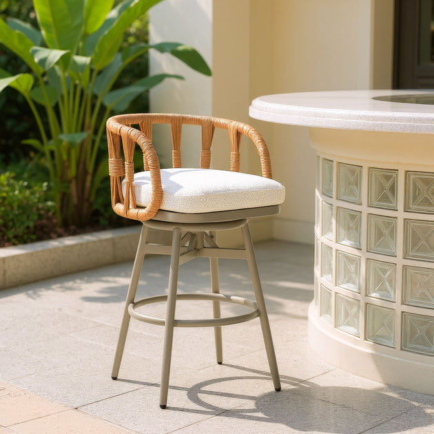 Hivvago Safal Swivel Barstool Multicolor 3