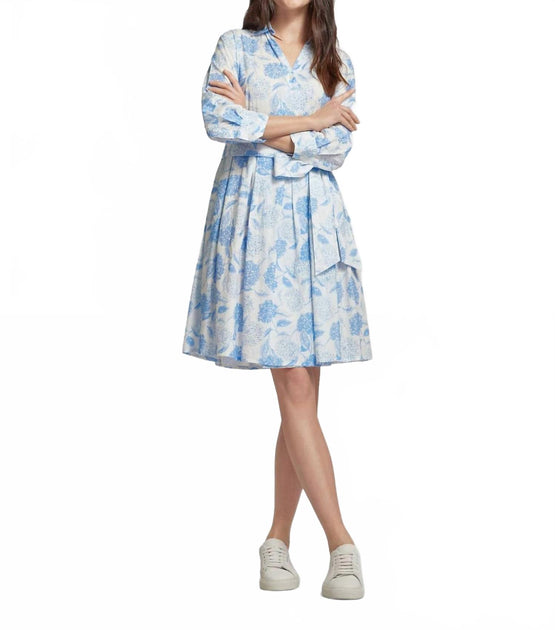 0039 Italy Jule Mini Dress Blue Small 4