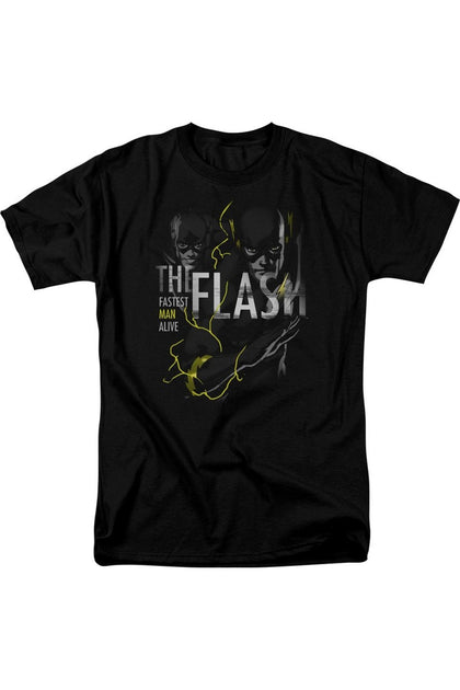 Gildan DC Comics Flash Short Sleeve T-Shirt Black XXX-Large 2
