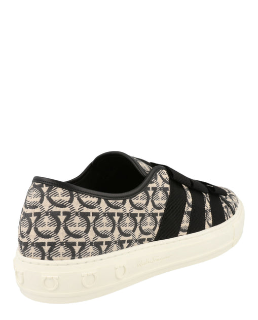 Salvatore Ferragamo Nataly Low-Top Sneaker Black US 11 4