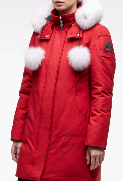 Moose Knuckles Stirling Hooded Parka Silver Small 2