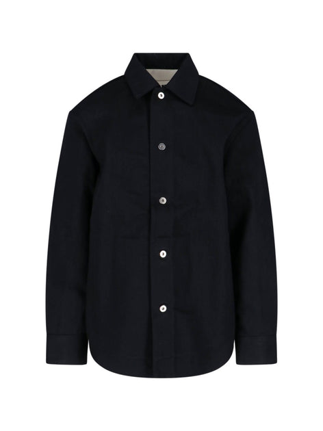 Jil Sander Denim Shirt Jacket – Black | ShopSimon