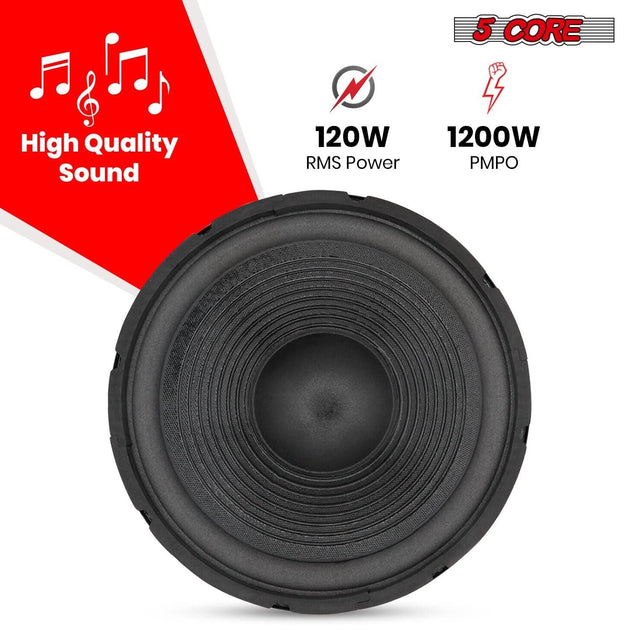 5 Core WF 12120 Haut-parleur d'Auto Noir 4