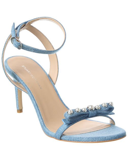 Stuart Weitzman Luella 75 Sandal Blue US 8 2
