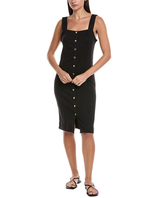 Nation LTD Claude Midi Dress Black XS 2