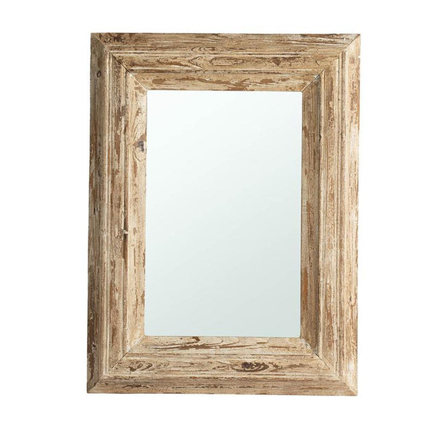 Hivvago 39in Accent Mirror Natural Wood 3