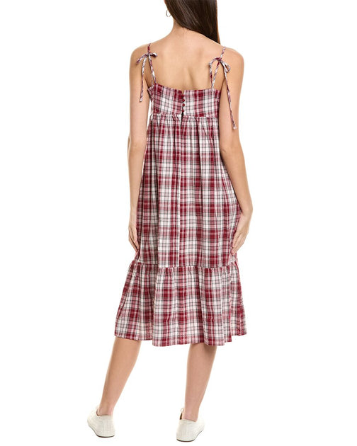 Maronie Midikleid Rot Medium 3