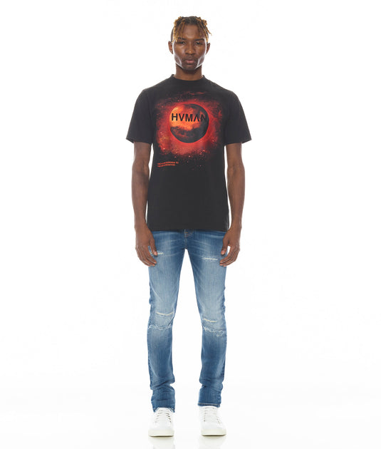HVMAN Strat Super Skinny Jeans Bleu 38 10