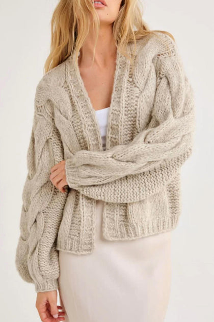 Rumored Mimi Cardigan Beige Medium 2