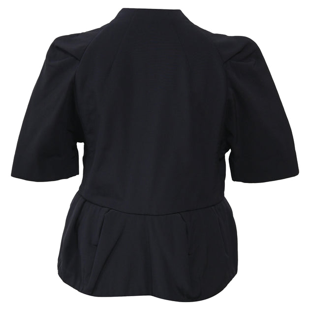 Marni Peplum Jacket Navy Blue EU 40 4