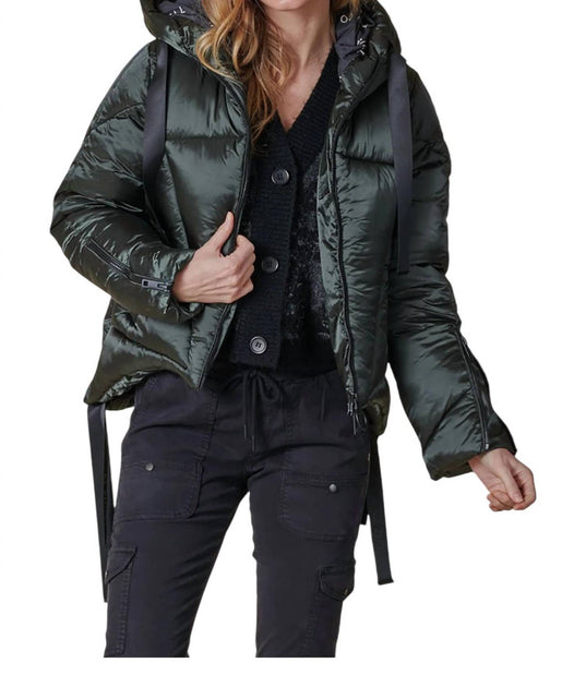 Zhrill Lydia Puffer Jacket Blue Medium 3