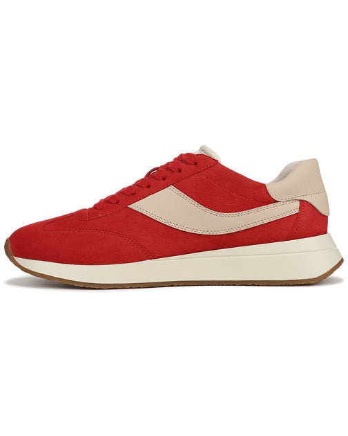 Vince Olla Runner Leather Sneaker Red US 6.5 3