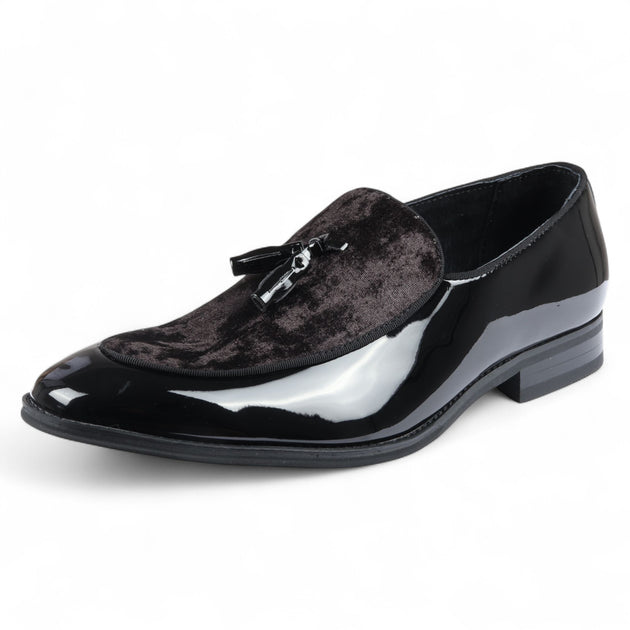 Infinity Men's Tassel Loafers Black EU 40 4