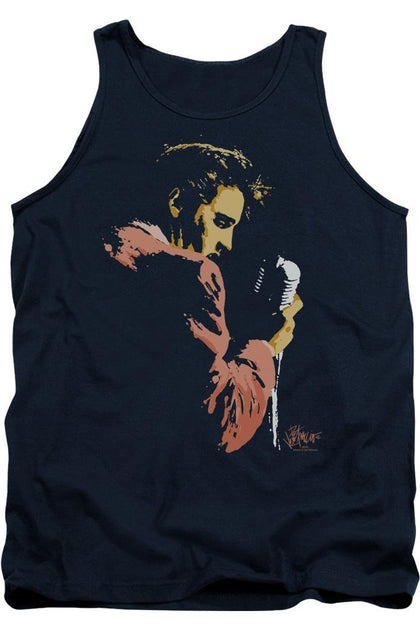 Gildan Elvis Presley Early Elvis Tank Blue Medium 2