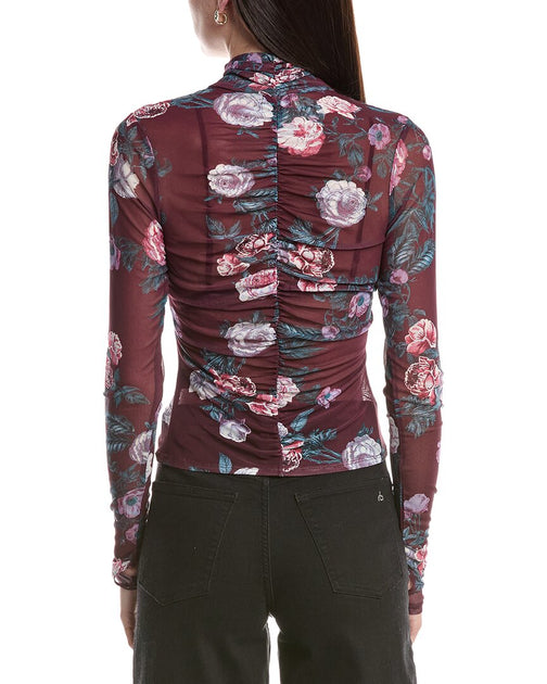 AFRM Rubi Netztop Mit Bralette Rot Small 3
