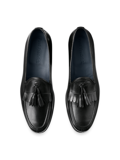 Paul Fredrick Lennon Kiltie Tassel Loafer Black US 11 4
