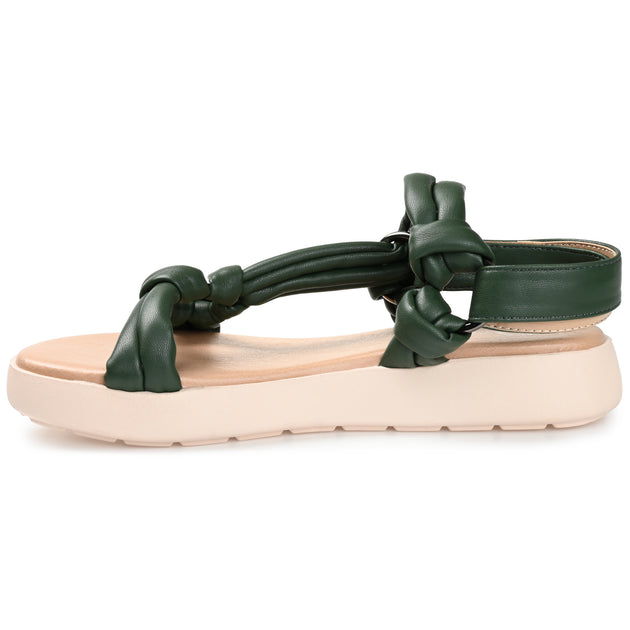 Journee Collection Marri Sandal Green US 7 3