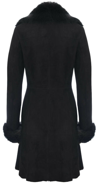 Infinity Rochford Sheepskin Coat Pink Small 4