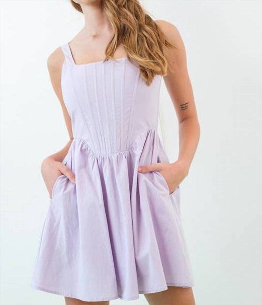 Papermoon Skye Corset Dress Purple Medium 2