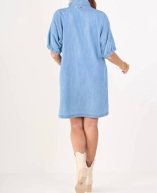 Emily McCarthy Poppy Dress Blue XSmall 3