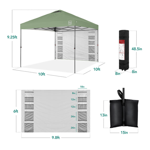 Best Choice Products Tente Pliante 10x10ft 3