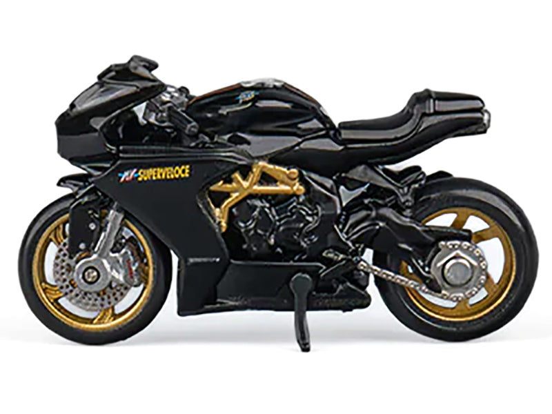 CM Models MV Agusta Superveloce 800 Moto Noir et Or 1/64 3