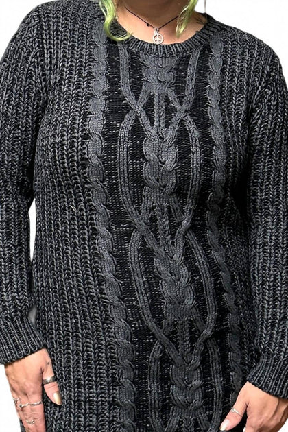 So Me Alora Sweater Dress Grey XL 3