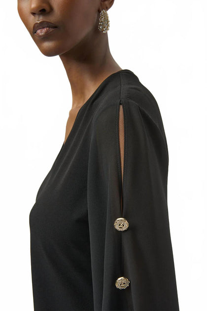 Joseph Ribkoff Top Black UK 12 4