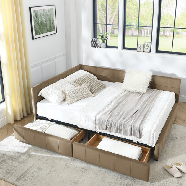 Streamdale Queen Bed Frame Brown 3