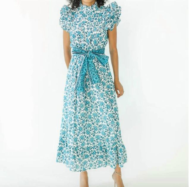 Victoria Dunn Jasmine Maxi Dress Blue XSmall 2