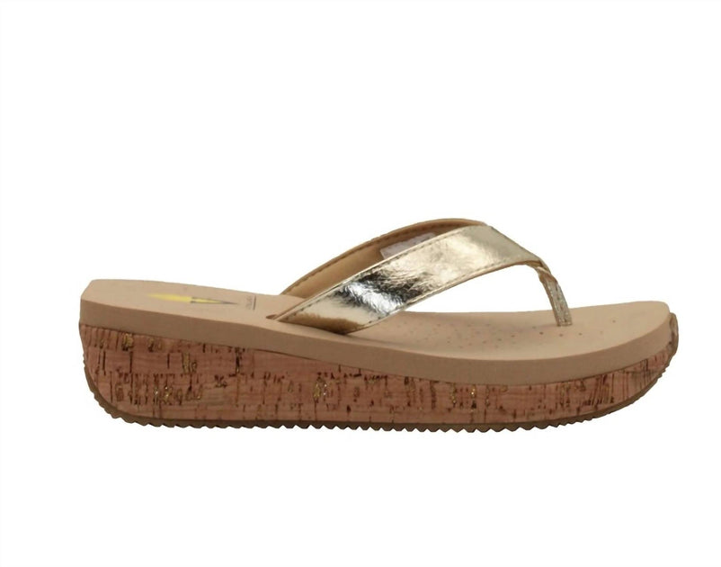 VOLATILE Neville Sandal Gold US 11 2