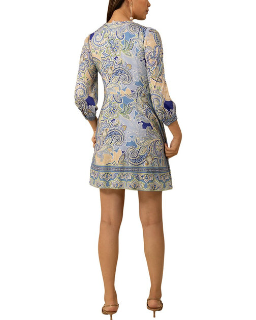 Hale Bob Remy Mini Dress Blue Small 3